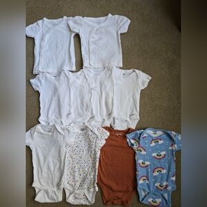 Lot Of Nb-3/6 Month Onesies